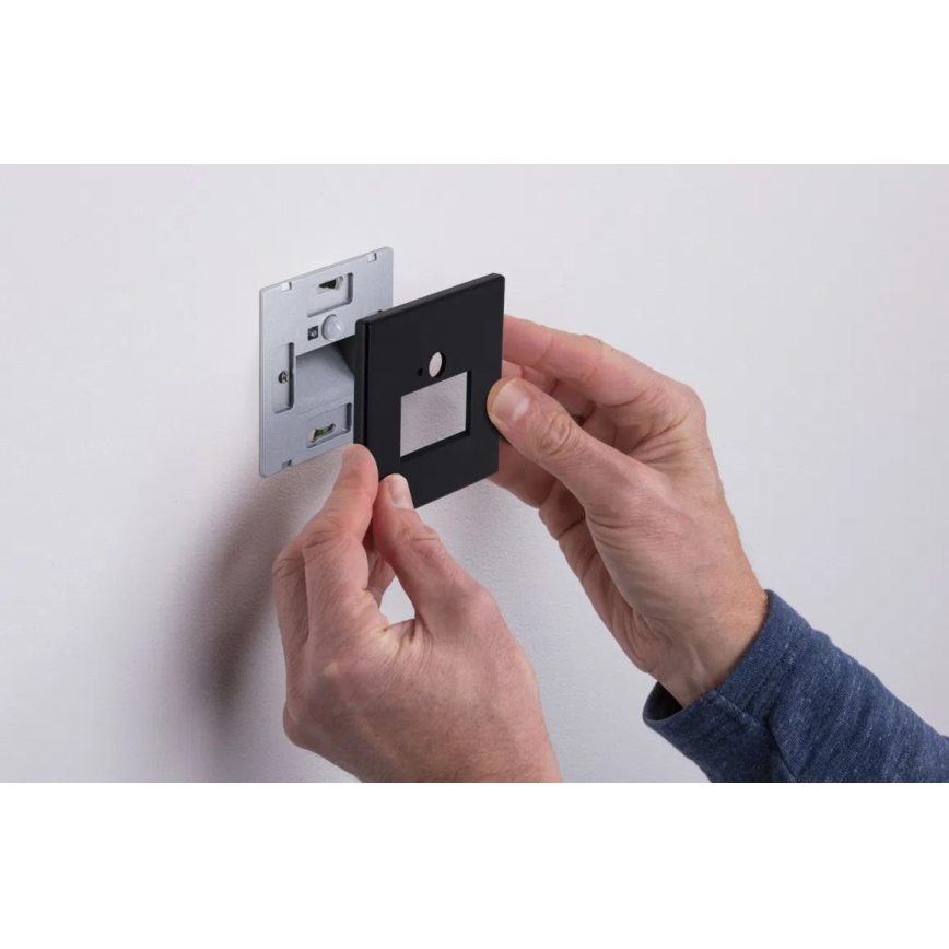 Paulmann  93135 - LED/1,2W Iluminación de escalera con sensor EDGE 230V negro