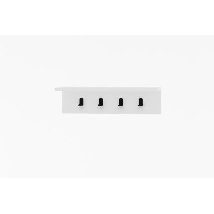 Percha de pared AYLA 14,5x60 cm blanco