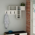 Percha de pared GAME 61x99,5 cm blanco
