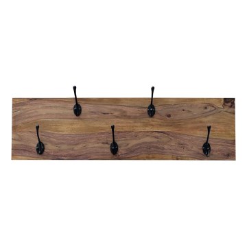 Percha de pared RAMI 25x90 cm madera maciza/palisandro