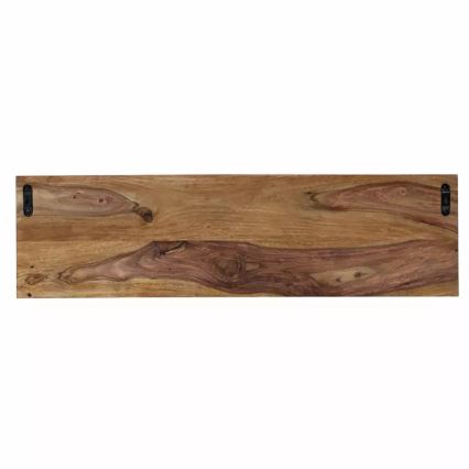 Percha de pared RAMI 25x90 cm madera maciza/palisandro