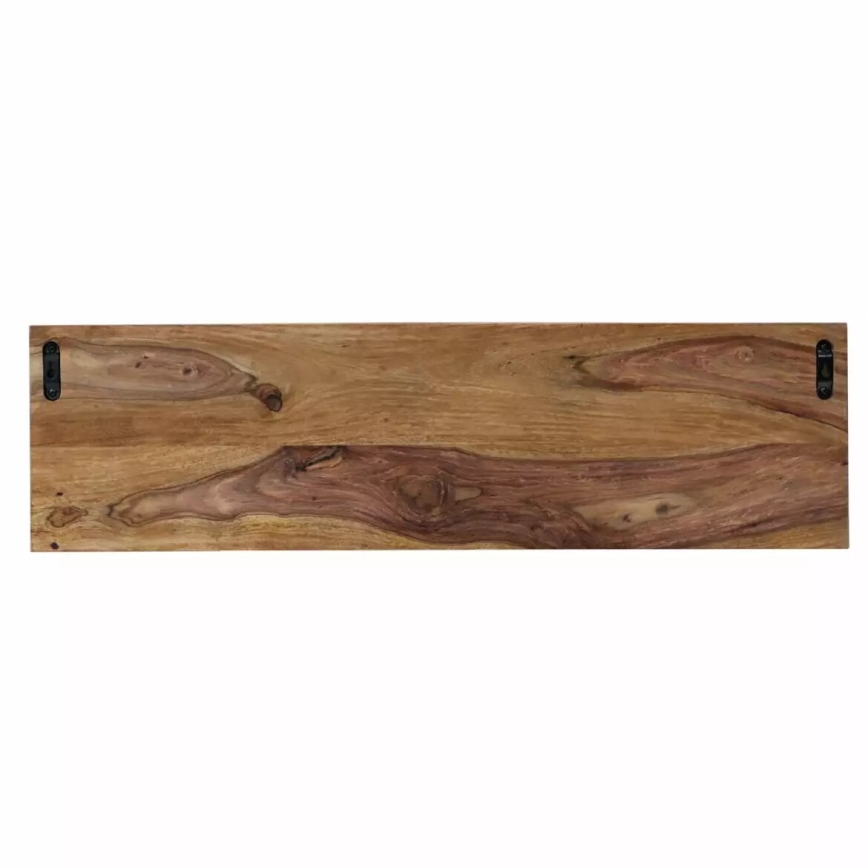 Percha de pared RAMI 25x90 cm madera maciza/palisandro