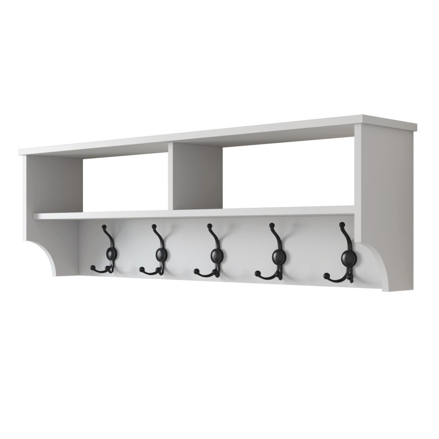 Percha de pared RANI 120x37,2 cm blanco