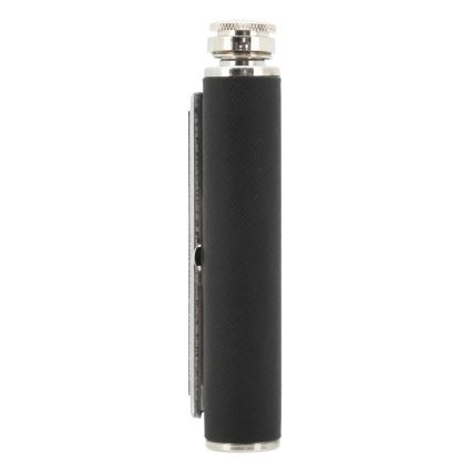 Petaca con estuche para puros 175 ml negro