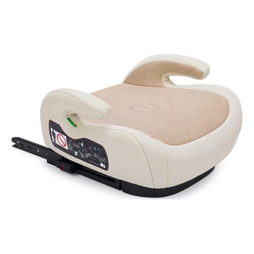 PETITE&MARS - Asiento elevador para coche OPTIMUS PRO i-Tamaño 125-150 cm (22-36 kg) beige