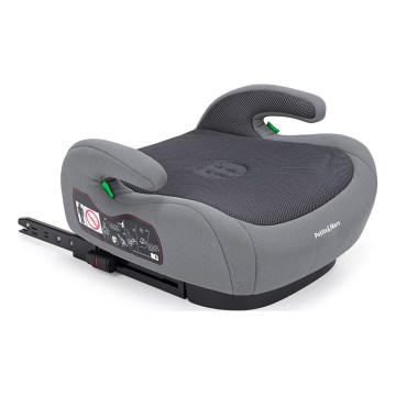 PETITE&MARS - Asiento elevador para coche OPTIMUS PRO i-Tamaño 125-150 cm (22-36 kg) gris