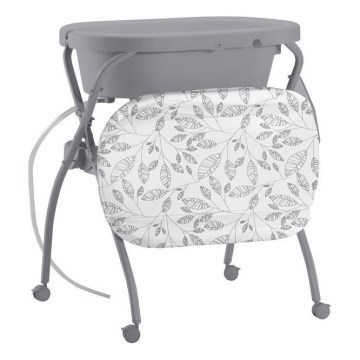 PETITE&MARS - Cambiador con bañera SPA 3en1 gris