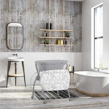 PETITE&MARS - Cambiador con bañera SPA 3en1 gris