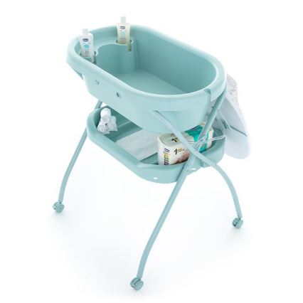 PETITE&MARS - Cambiador con bañera SPA 3en1 menta