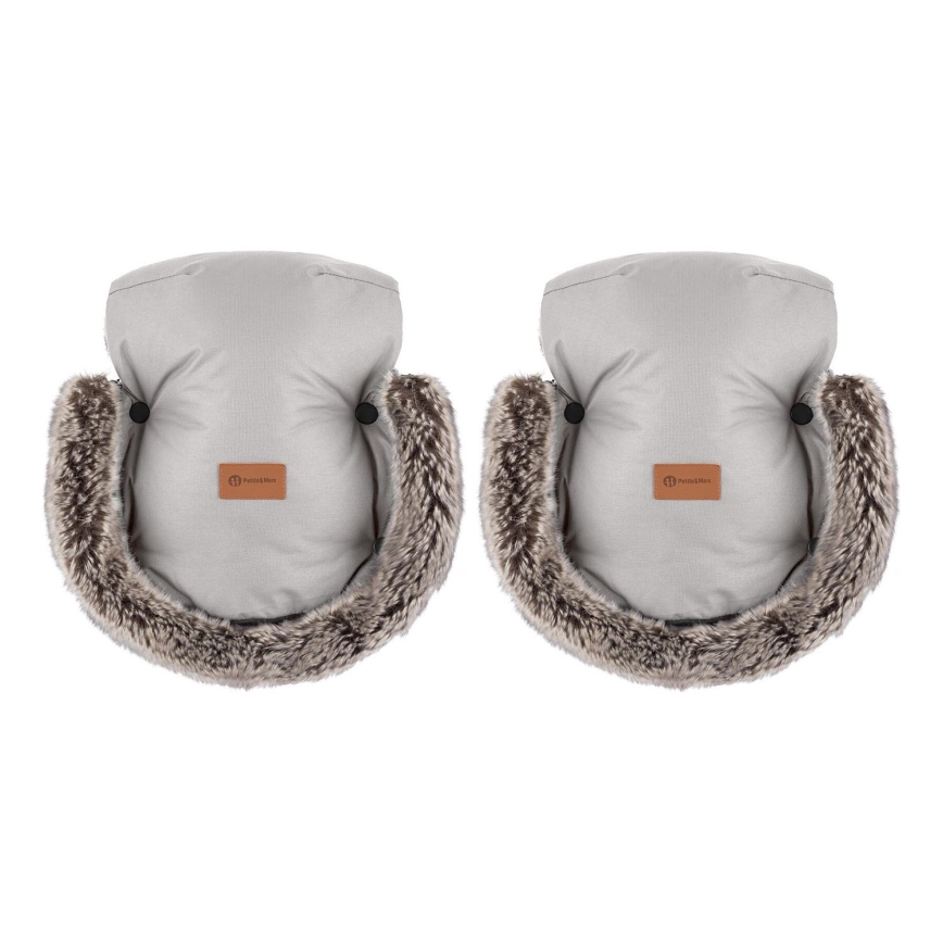 PETITE&MARS - Fundas para cochecito FURRY Champagne Shower