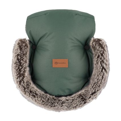 PETITE&MARS - Fundas para cochecito FURRY Veritable Khaki