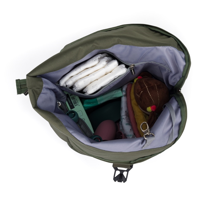 PETITE&MARS - Mochila de Pañales para Bebé para cochecito JACKOB gris