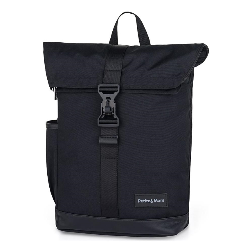 PETITE&MARS - Mochila de Pañales para Bebé para cochecito JACKOB negro