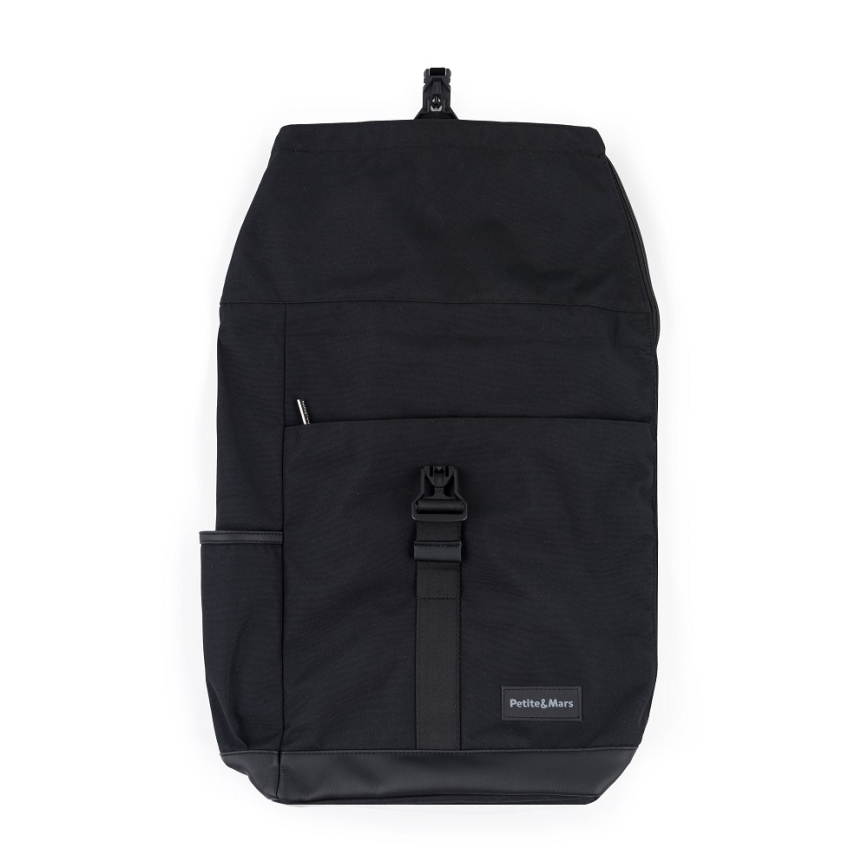 PETITE&MARS - Mochila de Pañales para Bebé para cochecito JACKOB negro