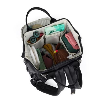 PETITE&MARS - Mochila de Pañales para Bebé para cochecito JASPER negro