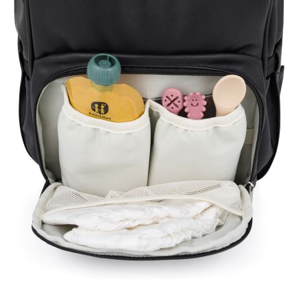 PETITE&MARS - Mochila de Pañales para Bebé para cochecito JASPER negro
