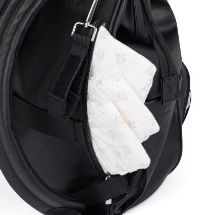 PETITE&MARS - Mochila de Pañales para Bebé para cochecito JASPER negro