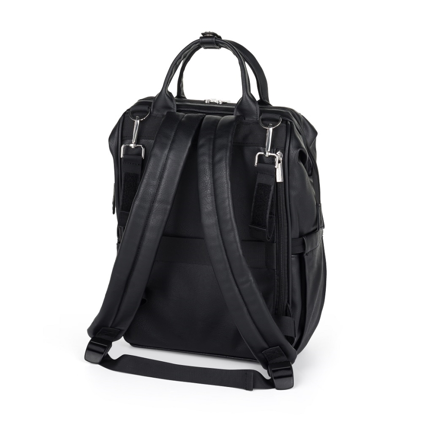 PETITE&MARS - Mochila de Pañales para Bebé para cochecito JASPER negro