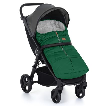 PETITE&MARS - SET Saco de bebé 3en1 JIBOT + cubremanos para cochecito Verde