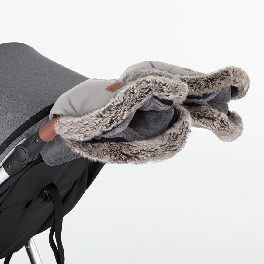 PETITE&MARS-SET Saco de Dormir para Bebé 4en1 ARCTIC + fundas para cochecito FURRY Champagne Shower