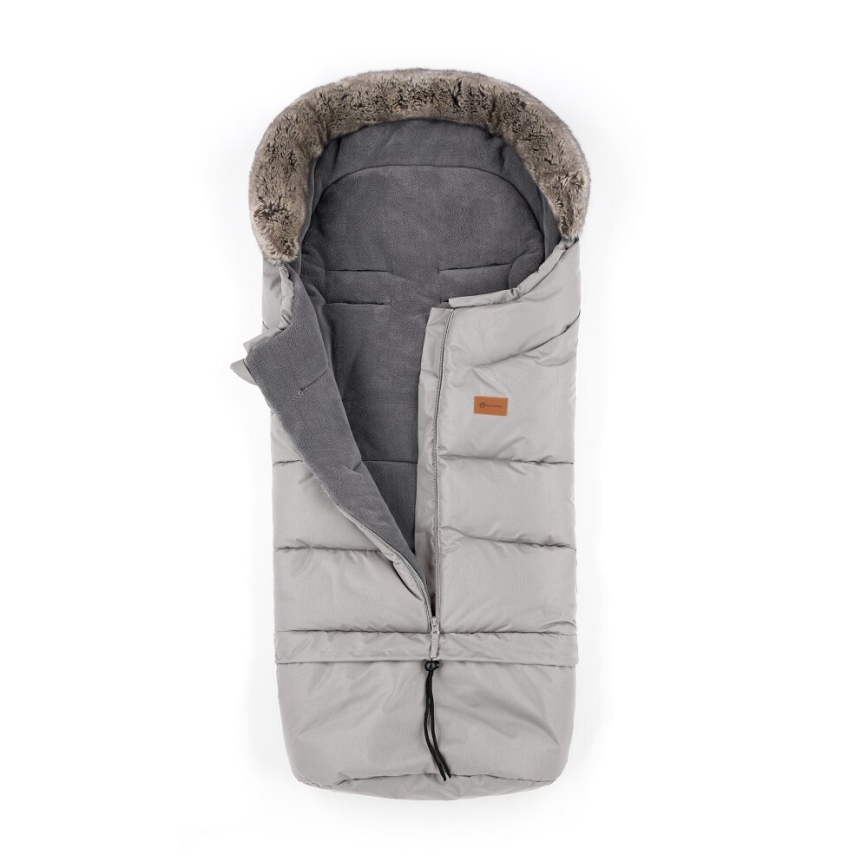 PETITE&MARS-SET Saco de Dormir para Bebé 4en1 ARCTIC + fundas para cochecito FURRY Champagne Shower