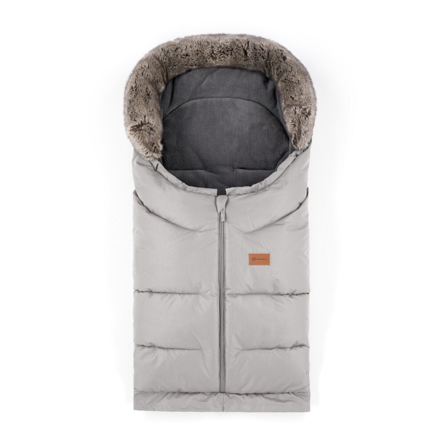 PETITE&MARS-SET Saco de Dormir para Bebé 4en1 ARCTIC + fundas para cochecito FURRY Champagne Shower