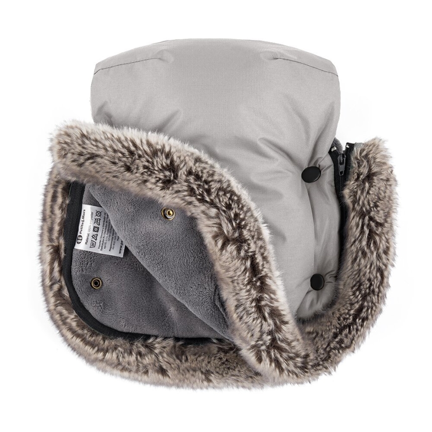 PETITE&MARS-SET Saco de Dormir para Bebé 4en1 ARCTIC + fundas para cochecito FURRY Champagne Shower
