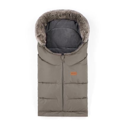 PETITE&MARS - SET Saco de Dormir para Bebé 4en1 ARCTIC + fundas para cochecito FURRY Mocha Mousse