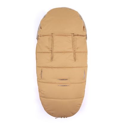 PETITE&MARS - SET Saco de Dormir para Bebé 4en1 COMFY + fundas para cochecito FURRY Elegant Caramel