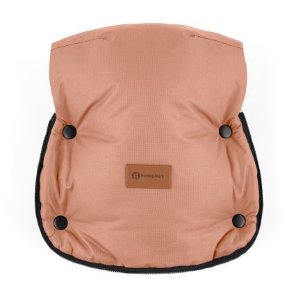 PETITE&MARS - SET Saco de Dormir para Bebé 4en1 COMFY + fundas para cochecito FURRY Pastel Peach