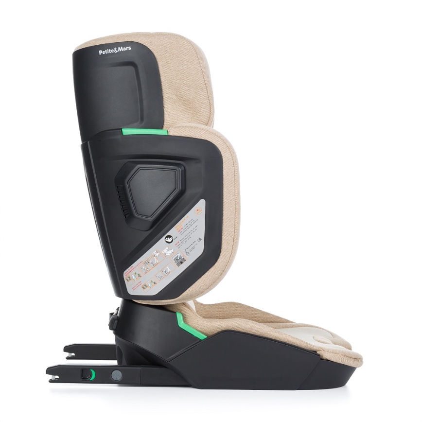 PETITE&MARS - Silla para coche FLEX PRO i-Tamaño 100-150 cm (15-36 kg) beige