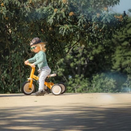 PETITE&MARS - Triciclo infantil 5en1 TURBO Intense Ochre