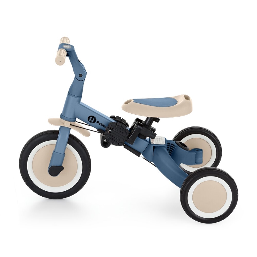 PETITE&MARS - Triciclo infantil 5en1 TURBO Ocean Blue
