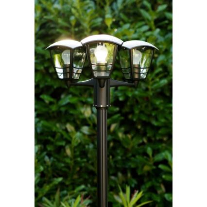 Philips 15385/30/16 - Lámpara exterior MYGARDEN CREEK 3xE27/60W/230V IP44