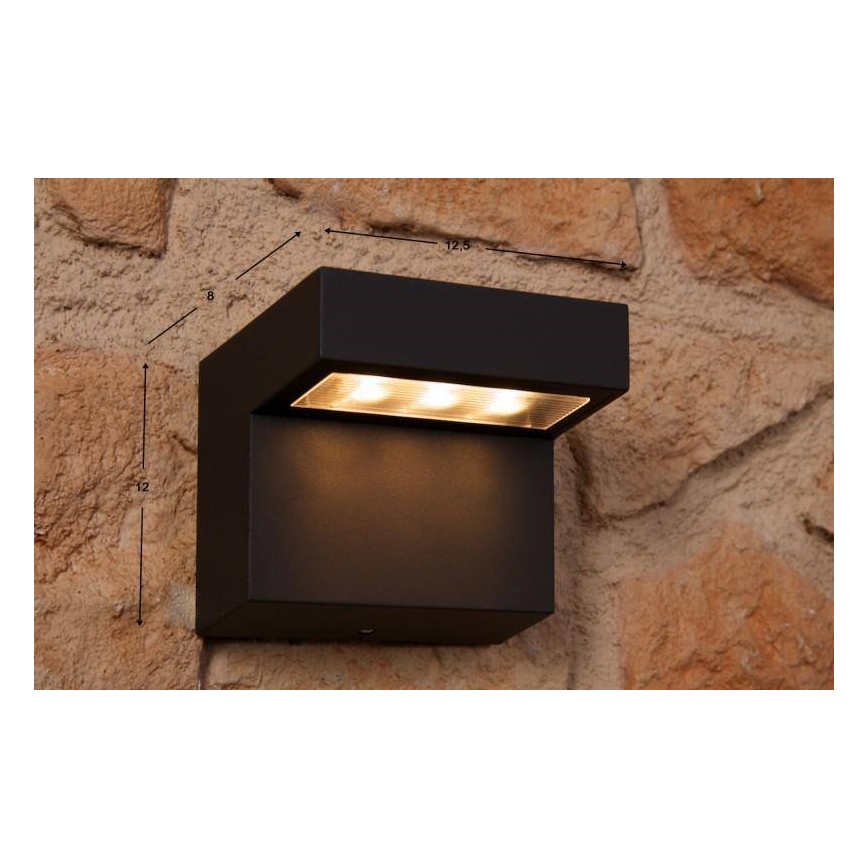 Philips 16320/93/16 - Aplique LED exterior MYGARDEN RIVERSIDE 1xLED/7,5W