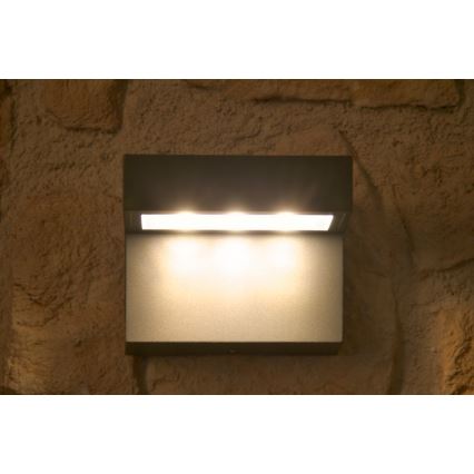 Philips 16320/93/16 - Aplique LED exterior MYGARDEN RIVERSIDE 1xLED/7,5W