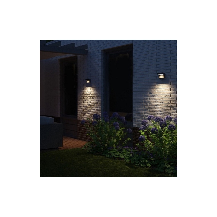 Philips 16320/93/16 - Aplique LED exterior MYGARDEN RIVERSIDE 1xLED/7,5W