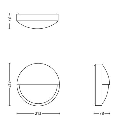 Philips - Aplique LED exterior LED/6W IP44