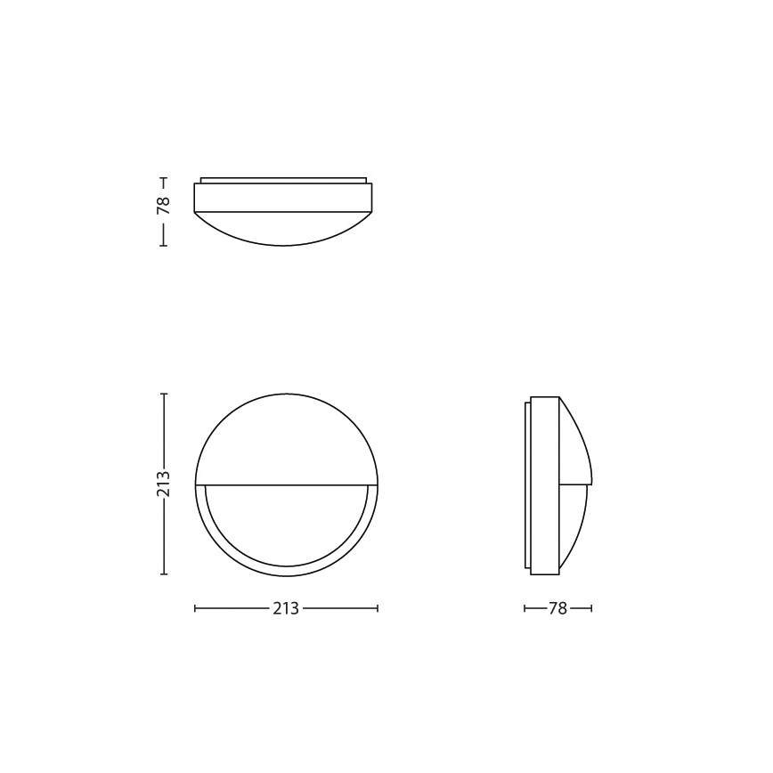 Philips - Aplique LED exterior LED/6W IP44