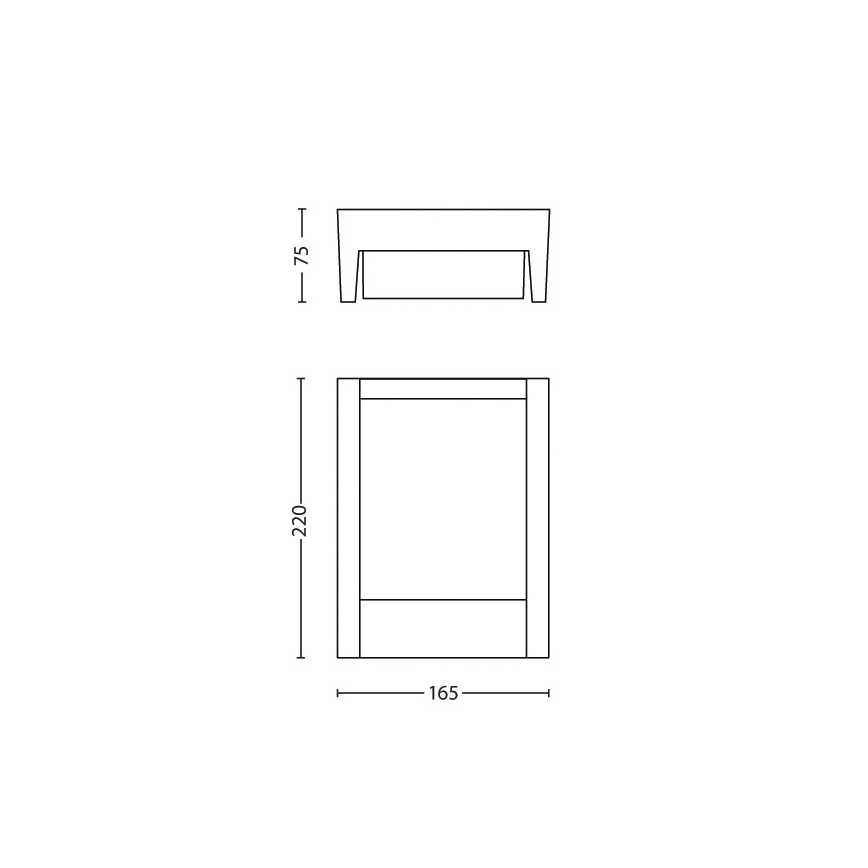 Philips - Aplique LED para exterior LED/6W/230V 4000K IP44