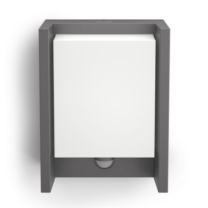 Philips - LED Aplique para exterior con sensor LED/6W 2700K IP44