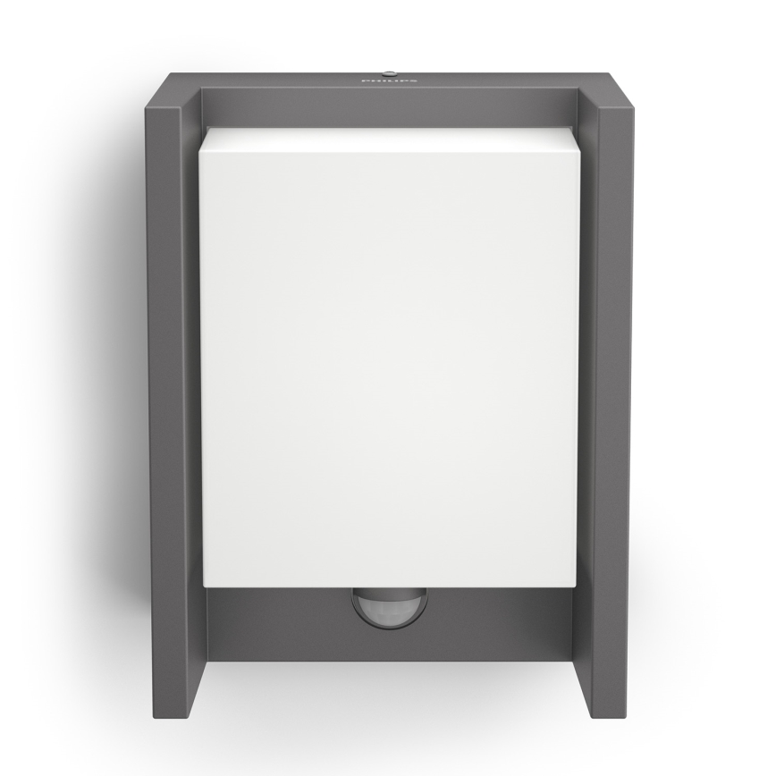 Philips - LED Aplique para exterior con sensor LED/6W 2700K IP44