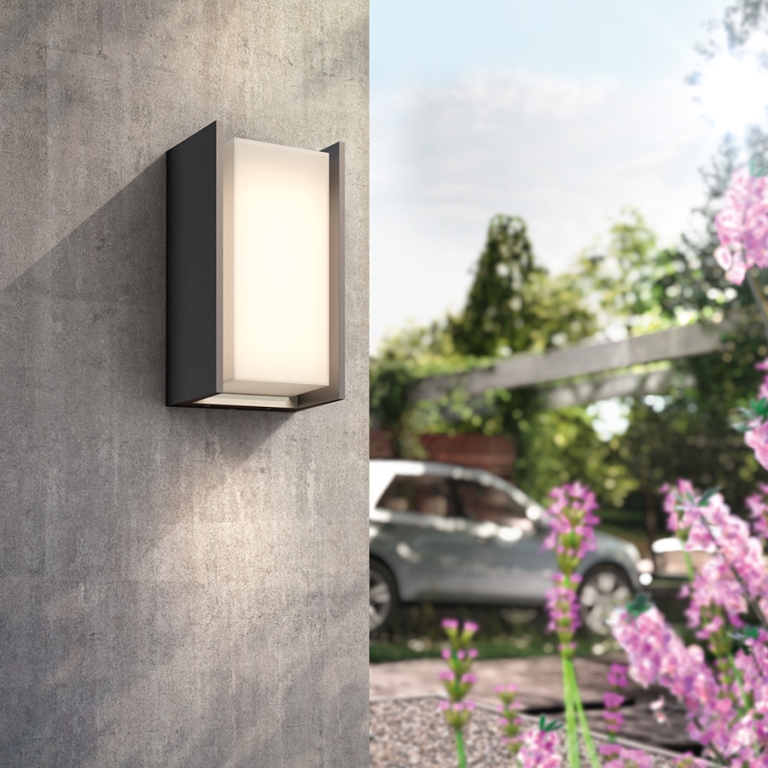 Philips 16472/93/P0 - Aplique LED exterior HUE TURACO 1xE27/9,5W/230V