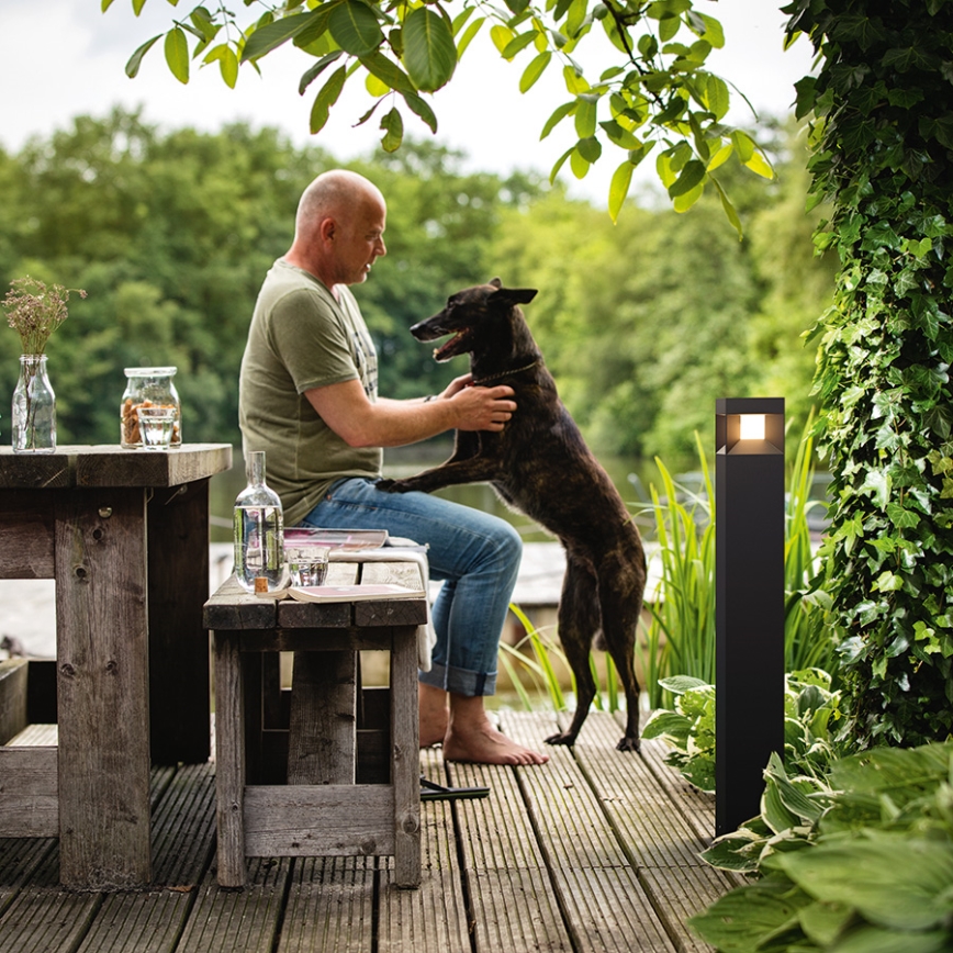 Philips 16482/30/P0 - Baliza LED exterior MYGARDEN PARTERRE LED/8W