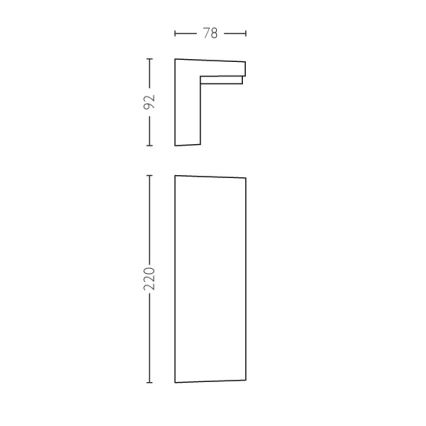 Philips - Aplique LED para exterior 2xLED/4,5W/230V IP44