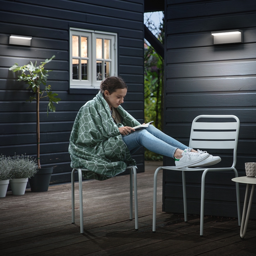 Philips 16483/93/P3 - Aplique LED exterior MYGARDEN BUSTAN 2xLED/4,5W