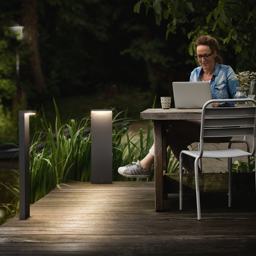 Philips 16486/93/P0 - Baliza LED exterior MYGARDEN BUSTAN 2xLED/4,5W