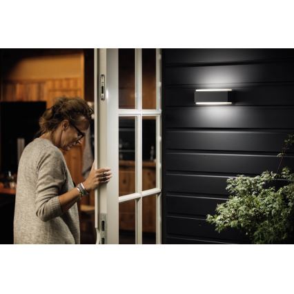 Philips - LED Lámpara regulable exterior 2xLED/4,5W IP44