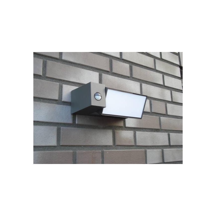 Philips 16943/93/16 - Lámpara exterior  con sensor MYGARDEN BORDER 1xE27/23W/230V