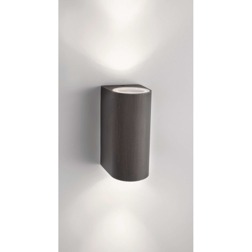 Philips 17102/86/16 - Aplique exterior MYGARDEN NIGHTINGALE 2xGU10/35W
